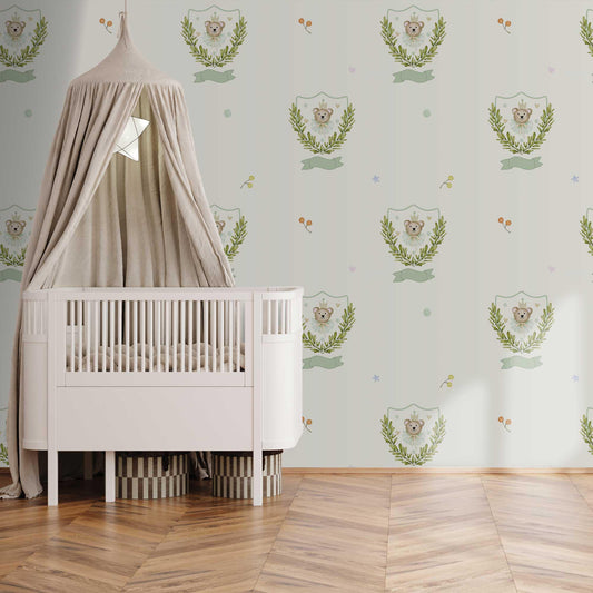 Luxury - Heritage Baby Bears - Nursery or Childrens Wallpaper