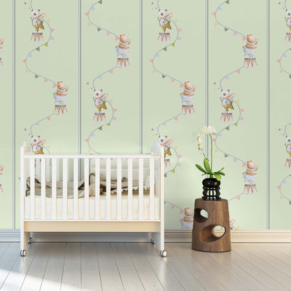 Exclusive Dreamy Bears & Cute Pandas Childrens Wallpaper - Nurseries