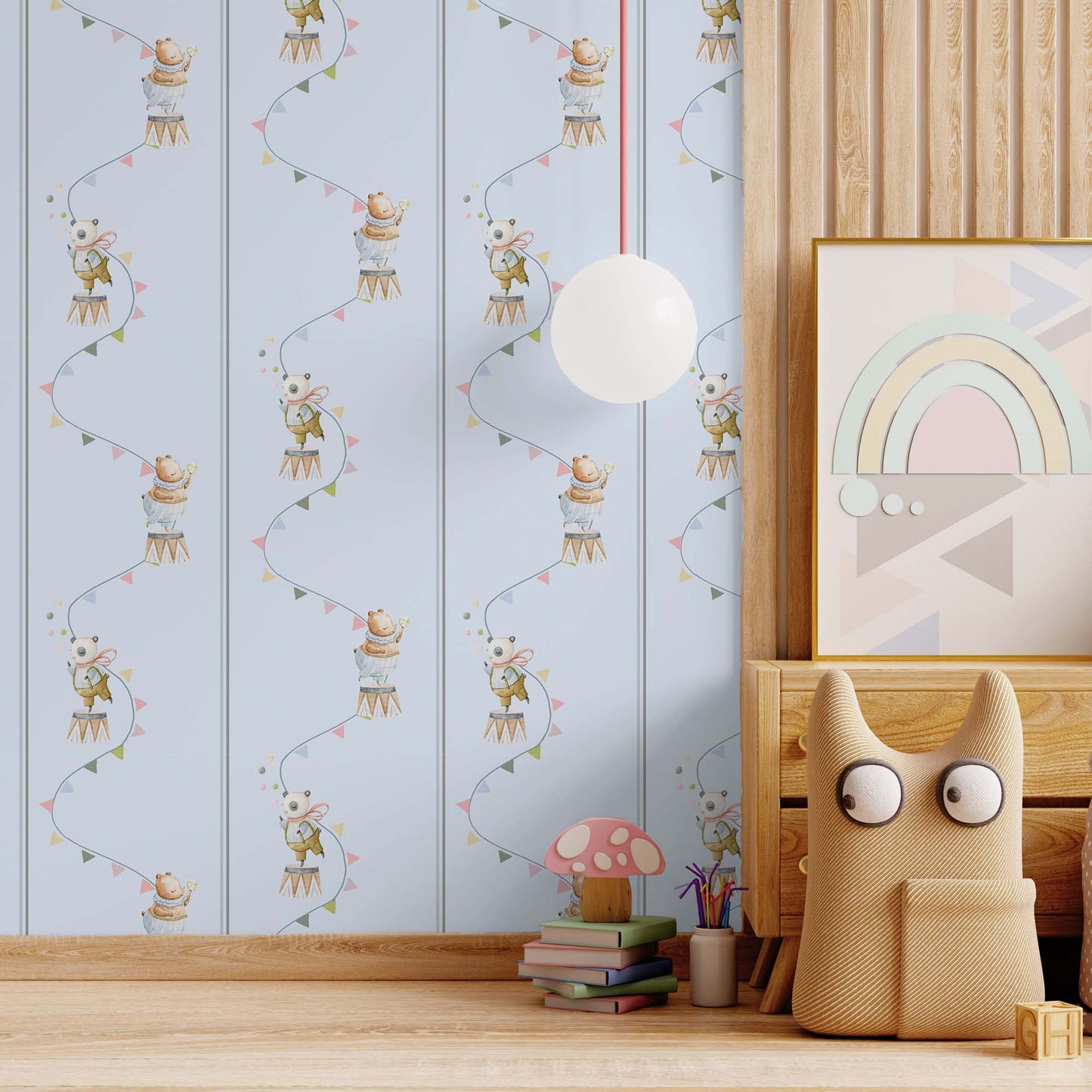 Exclusive Dreamy Bears & Cute Pandas Childrens Wallpaper - Nurseries