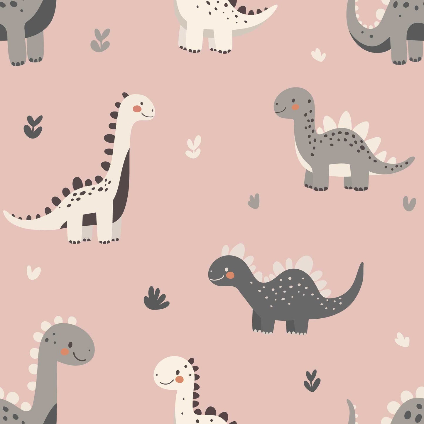 Bespoke Baby Dino Childrens Wallpaper - We Love Baby Dinosaurs