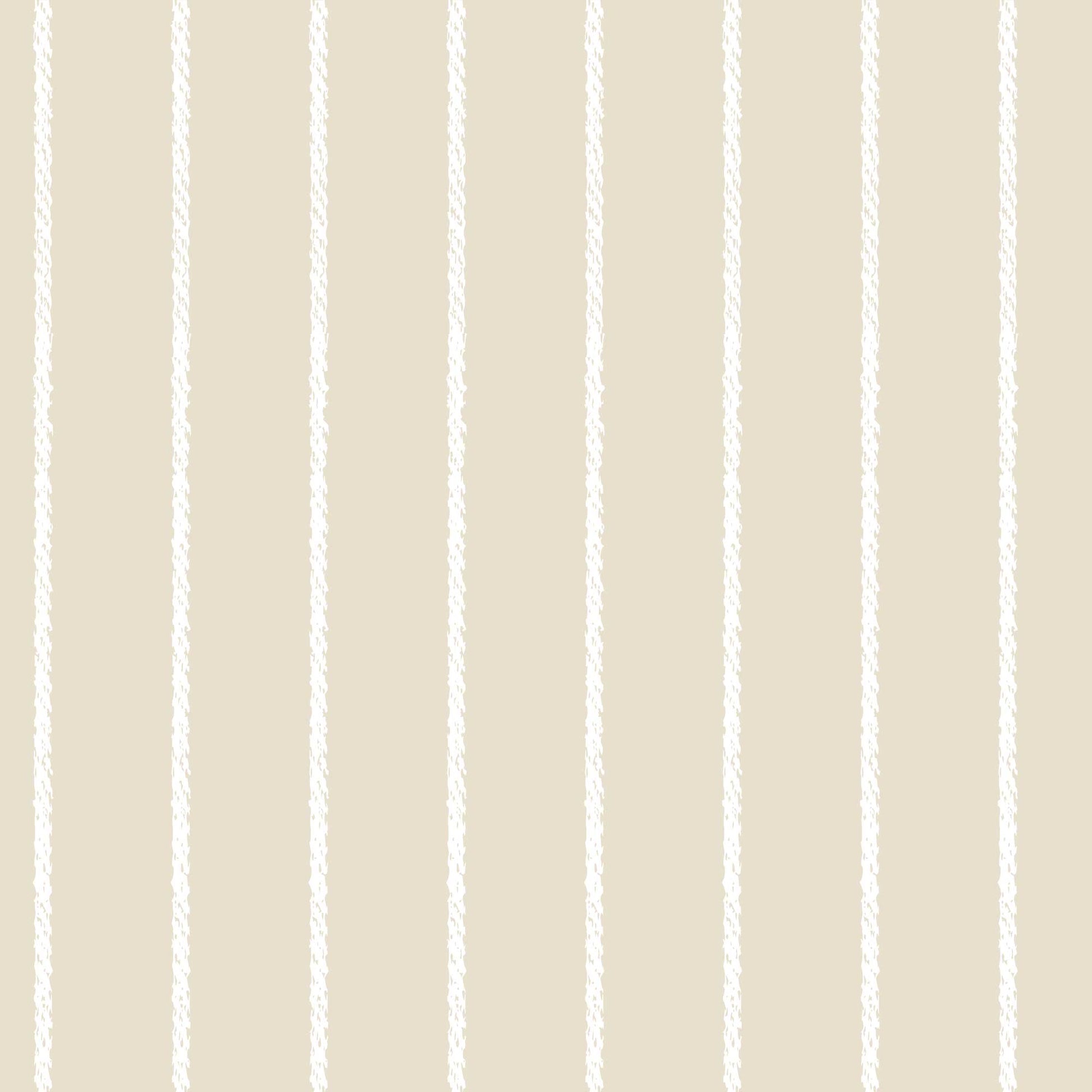 Warm Beige Luxury Wallpaper for Childrens Bedrooms - Pinstripe rope effect design