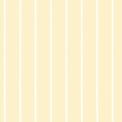 Yellow Corn Luxury Wallpaper for Childrens Bedrooms - Pinstripe rope effect design