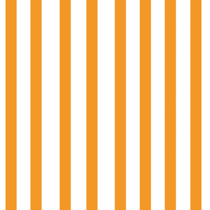 Childrens Pinstriped Bedroom Wallpaper Sophisticated and bold pinstripe bespoke wallpaper for baby's ,children, gender neutral bedrooms and playrooms in  orange and white 