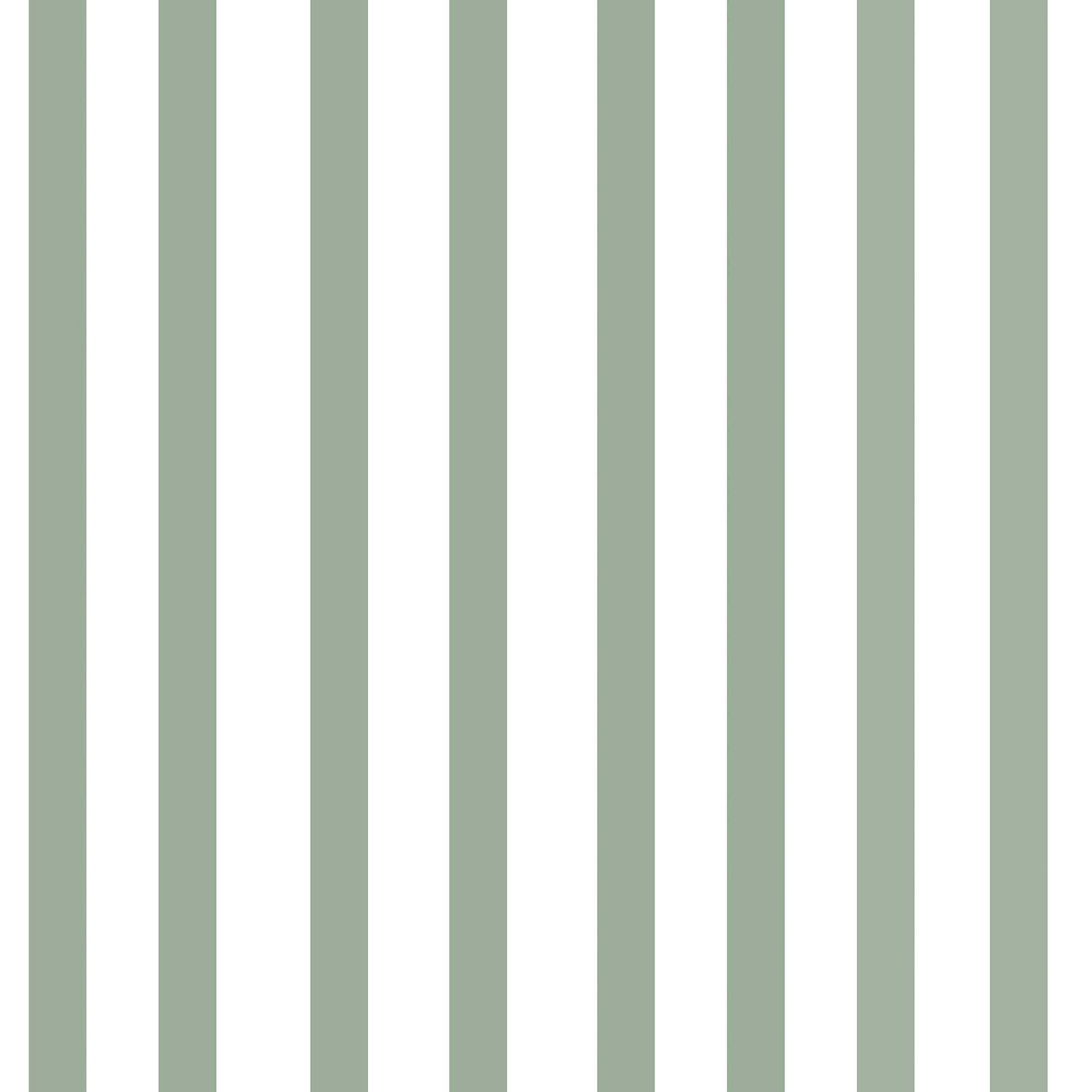 Childrens Pinstriped Bedroom Wallpaper Sophisticated and bold pinstripe bespoke wallpaper for baby's ,children, gender neutral bedrooms and playrooms in   Green and white 