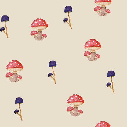 SLEEPTIGHT - MATCHING PATTERN MUSHROOMS