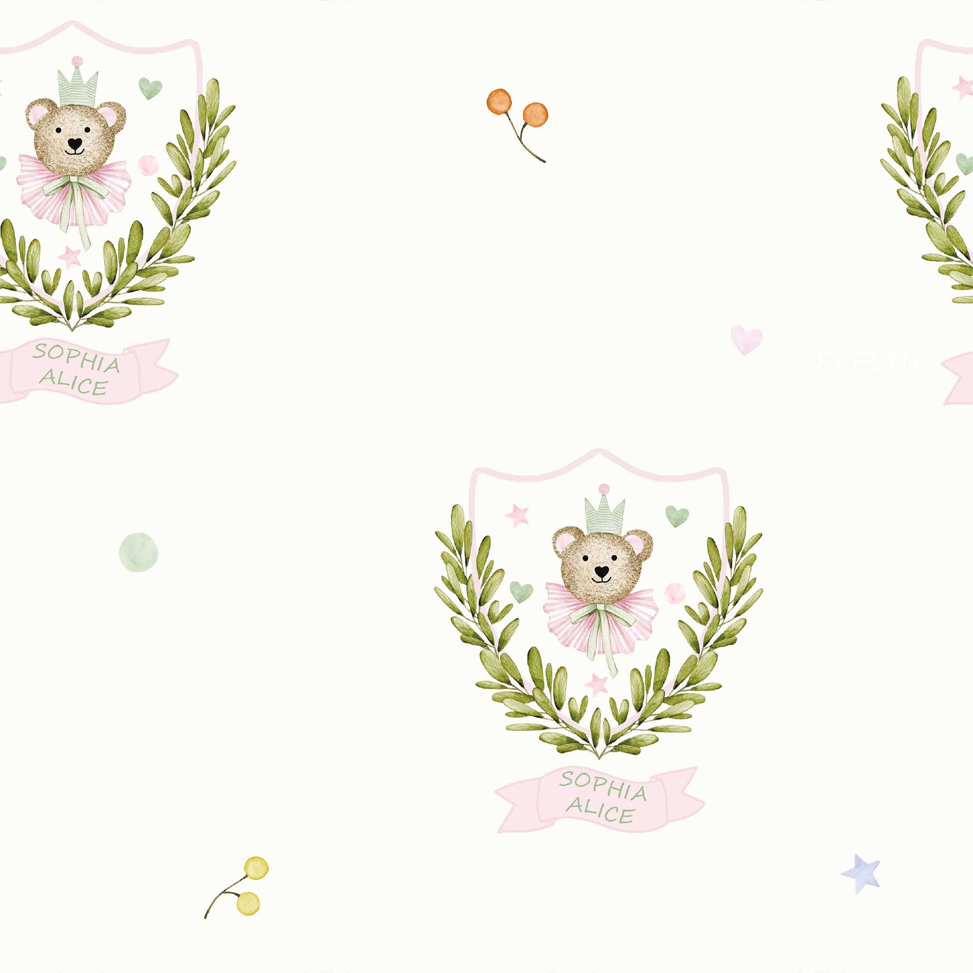 CUTE NAMED BABY CRESTS  - MAIN DESIGN