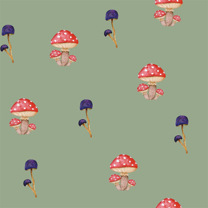 SLEEPTIGHT - MATCHING PATTERN MUSHROOMS