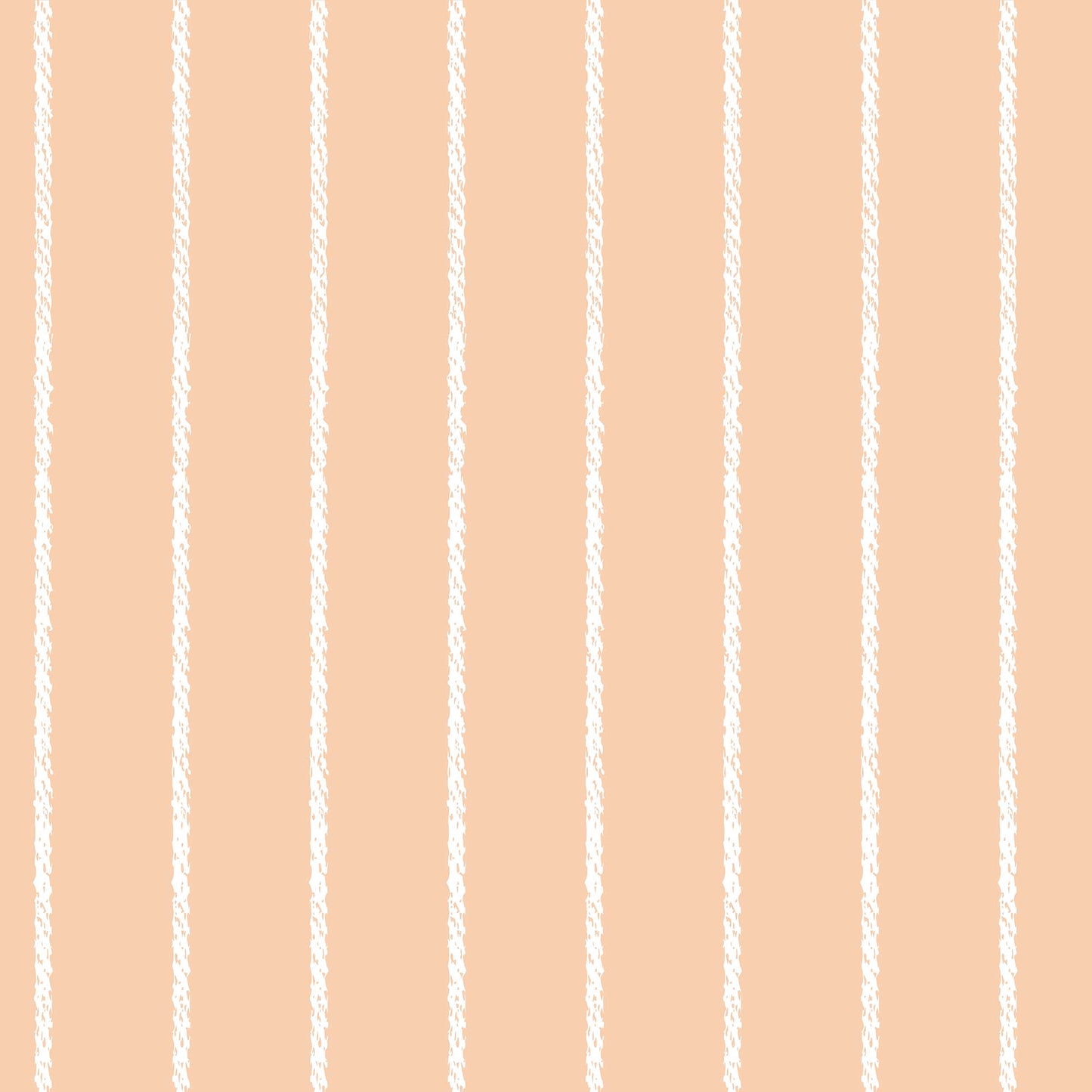 Apricot Peach Luxury Wallpaper for Childrens Bedrooms - Pinstripe rope effect design